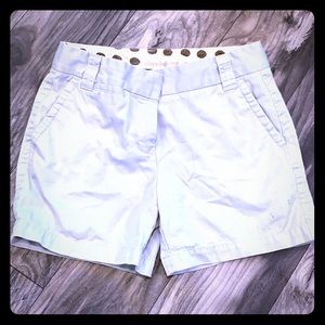 J crew chino classic twill shorts
